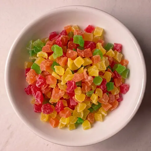 Diced Papaya